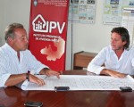 El IPV de Salta y PROCREAR tuvieron una reunión ayer por la tarde  con el fin de aunar criterios y planificar un trabajo conjunto referido a las obras habitacionales.